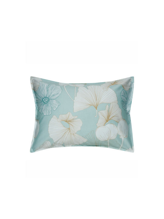 Kentia Gigi 16 Set Pillowcases with Envelope Cover Ciel-Beige 50x70cm