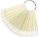 Nail Sample Book Keychain Oval 50pcs Tf218769