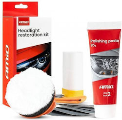 AMiO AMiO Polier- und Reinigungsmittel für Autolampen Set 253g