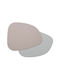 Placemats Made of Gray Artificial Leather 42x34cm