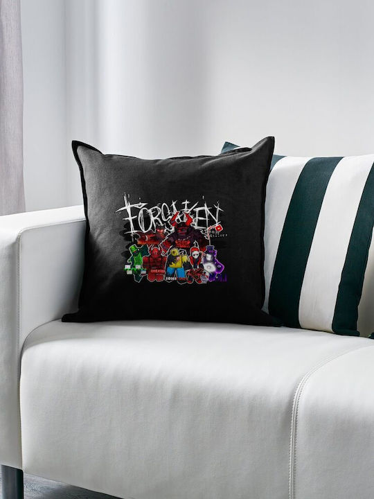 Roblox Forsaken Kids Throw Pillow Sofa Black 100% Cotton Filling 50x50cm