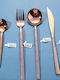 Food Fork Inox Rose Gold