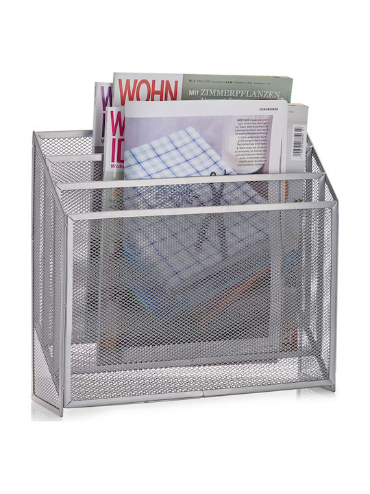 Metallic Pink Magazine Rack 29.5x9x32cm