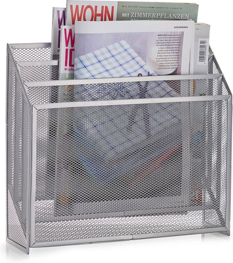 Metallic Pink Magazine Rack 32x29.5x9cm 18175