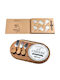 Phos & Gaia Wooden Cheese Serving Platter