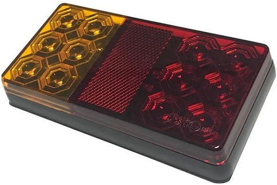 LED Водоустойчив Фар Трейлър с Винтове 12V 1 Брой