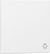 Gira Χωνευτός Περιστροφικός Διακόπτης Κλειδιού με Πλαίσιο Λευκός