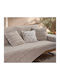 Nef-Nef Homeware Breeze Ριχτάρι Πολυθρόνας Ζακάρ Beige
