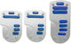 Pedal Set Non Slip Car Universal Aluminum Blue 3pcs