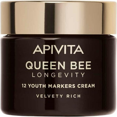 Apivita Queen Bee Rich Anti-Aging Face Day Cream for Dark Spots with Peptides 50ml