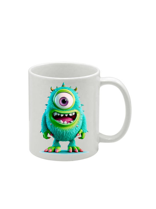 Λευκή Κούπα Monsters