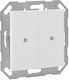 Gira Recessed Wall Switch Without Frame White