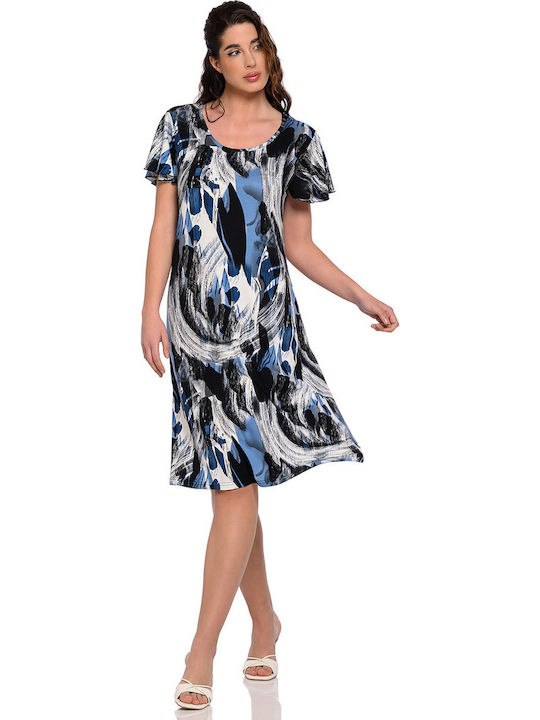 Summer Midi Blue Dress