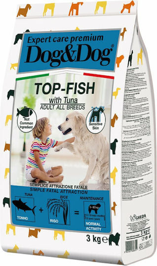 Dog&Dog Expert 3kg Hrana Uscată Pentru Câini Cu Ton Pui Și Orez