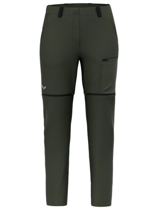 Salewa Hemp Dst Women's Long Hiking Trousers Khaki