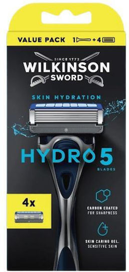 Wilkinson Sword Ξυραφάκι με Ανταλλακτική Κεφαλή 5 Λεπίδων & Λιπαντική Ταινία