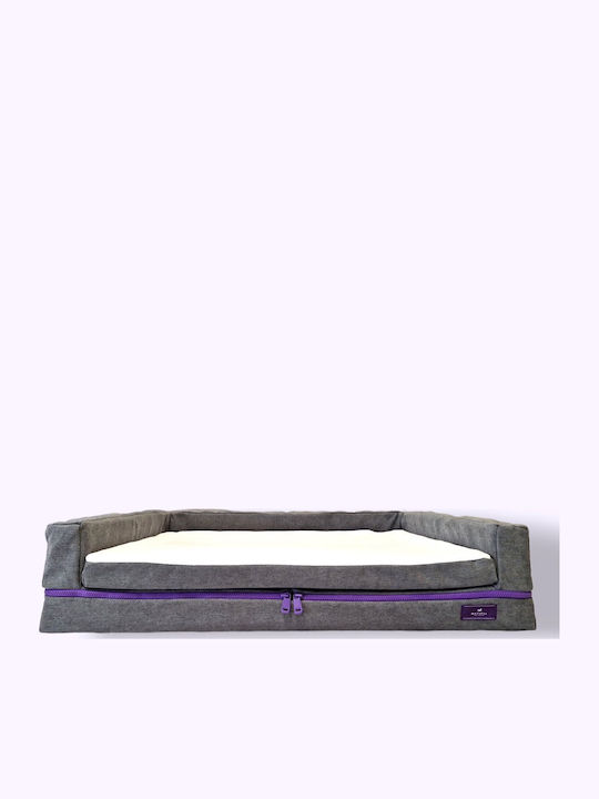 Ανατομικό Κρεβάτι Κατοικίδιων PetBed Memory Foam - Medium Phantom Grey Χωρίς Freeze Technology