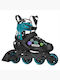 Nils Inline Adjustable Rollers Turquoise Adults