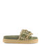 Women's Flat Sandals Green