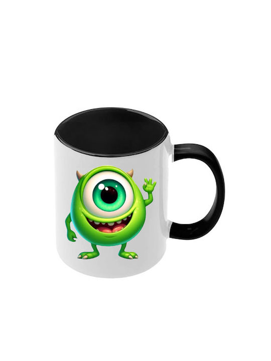 Κούπα Monsters Μαύρη Λαβή Εσωτερικό