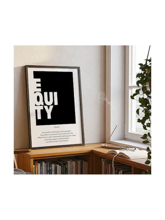 Quote Poster Equity Pq190 21cm X 30cm White Woo...