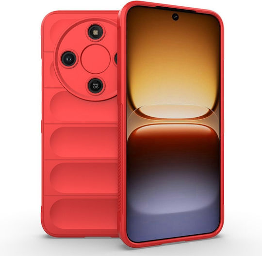 Back Cover Din Silicon Roșu (Honor Magic8 Lite, SKYDDAR INNOVATION)