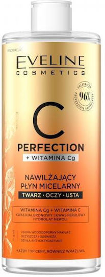 Eveline C Perfection Micellar Water Αφαίρεσης Μακιγιάζ Προσώπου 500ml