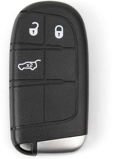 Калъф за Автомобилен Ключ с Острие с 3 Бутона за Chrysler / Fiat / Dodge / Jeep