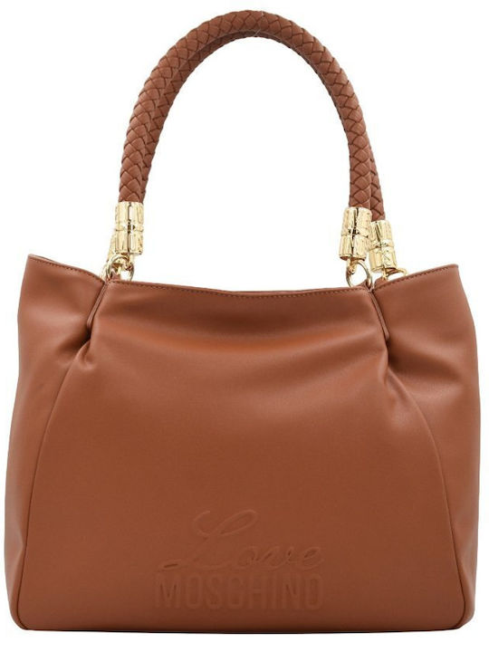 Moschino Women's Shoulder Bag Tabac