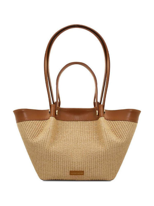 Tuscany Leather Γυναικεία Shopper Τσάντα Ψάθινη