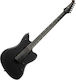 Elektrische Gitarre Bass Offset Schwarz