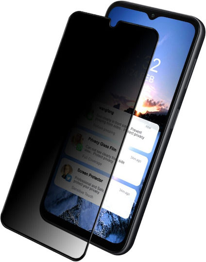 Privacy Tempered Glass Black Galaxy A37 / Α57