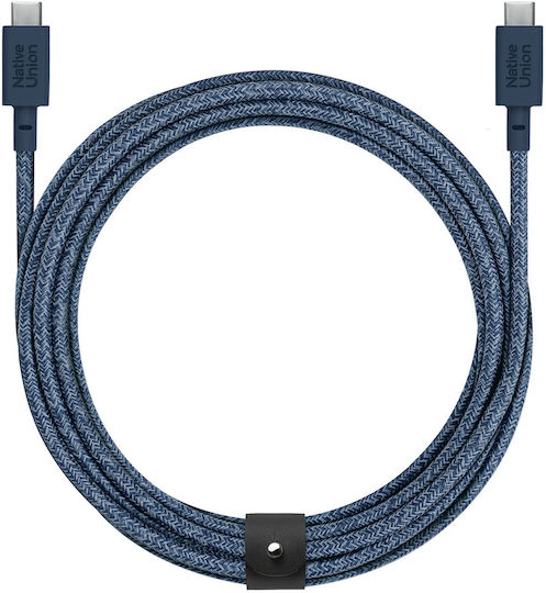 Native Union USB 2.0 Cable USB-C Male - USB-C 100W PD Blue 3m