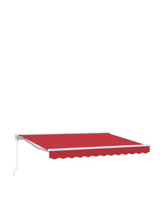 vidaXL Terrasse Zelt mit LEDs Rote 3x2.5m