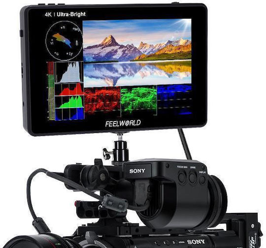 Feelworld 7" Lut7 Hdmi Touch Monitor Waveform Vector Scope