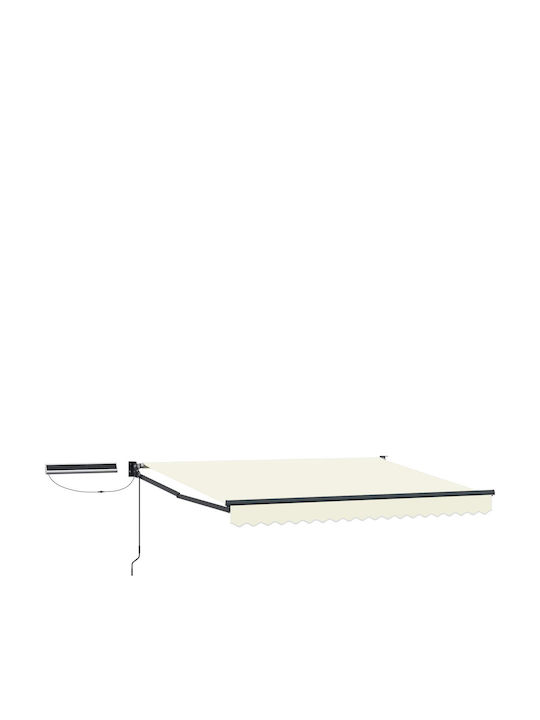 vidaXL Τέντα Βεράντας Μπεζ 3x2.5m