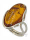 Women's Ring with Stones Silver