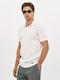Polo Herrenbluse Kurzarm Beige