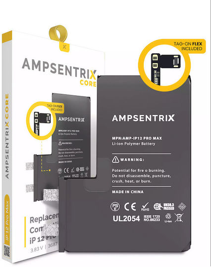 Ersatzbatterie Kern Universal Tag-on Flex iPhone 12 Pro Max Spot Welding Erforderlich Ampsentrix Kern