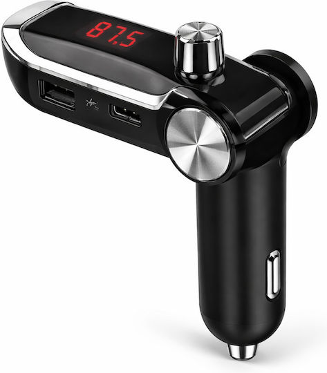 Poly FM Transmitter Αυτοκινήτου με Bluetooth / USB / AUX / MicroSD