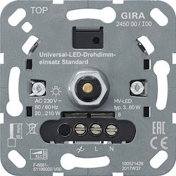 Gira 245000 Uni-led Rotierende Dimmereinheit Standardgebrauch