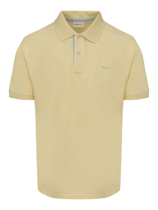 Gant Polo T-shirt Κίτρινο