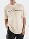 Athlete T-shirt Μπεζ