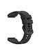 Λουράκι Σιλικόνης Μαύρο (Amazfit T-Rex 3 Pro 44mm)