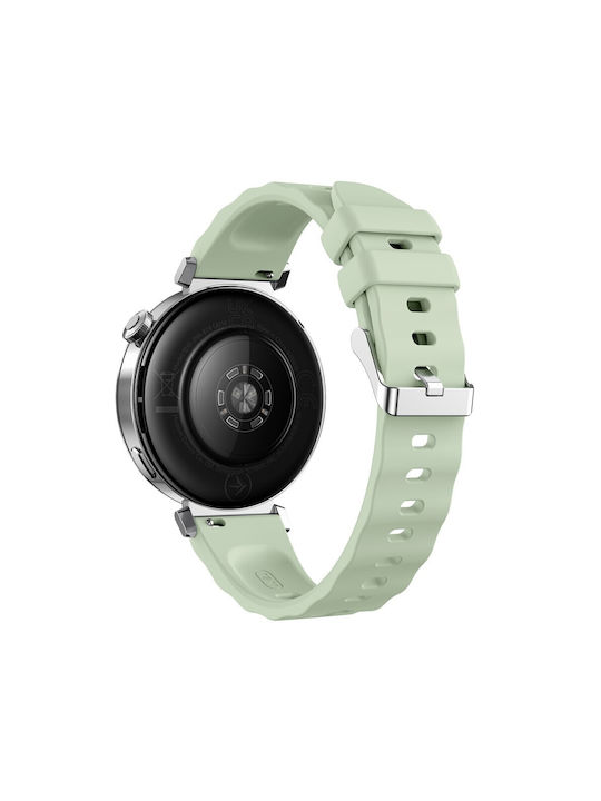Silicone Strap Silver (Xiaomi Watch S4 41mm Huawei Watch GT 6 41mm)
