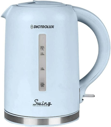 DictroLux 878702 YG-608 Електрическа Канa 1.7л 2200W Синя