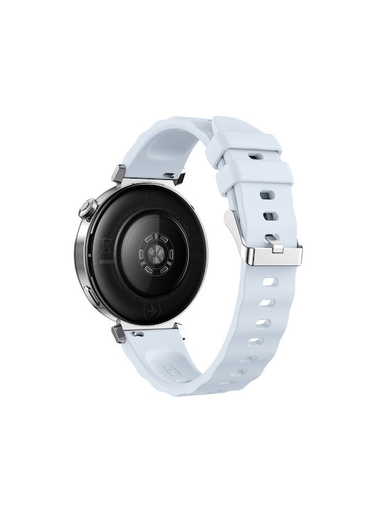 Λουράκι Σιλικόνης Ασημί (Xiaomi Watch S4 41mmGarmin Venu 3SHuawei Watch GT 6 41mm)