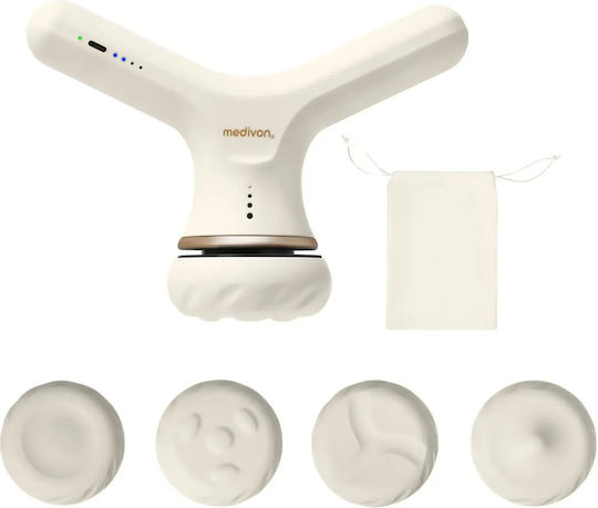 Medivon Massager Body Massage Device Anti-Cellulite with Vibration Beige