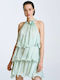 Summer Mini Dress for Wedding Christening Mint