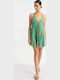 Ble Resort Collection Ble Resort Collection Damenbademode Türkises Kurzes Kleid